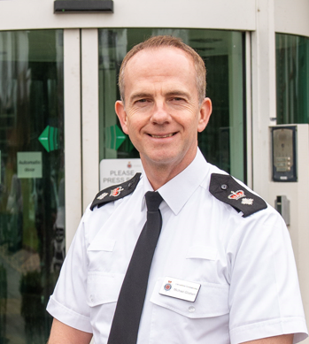 West Chief Superintendent Mike Gladwin